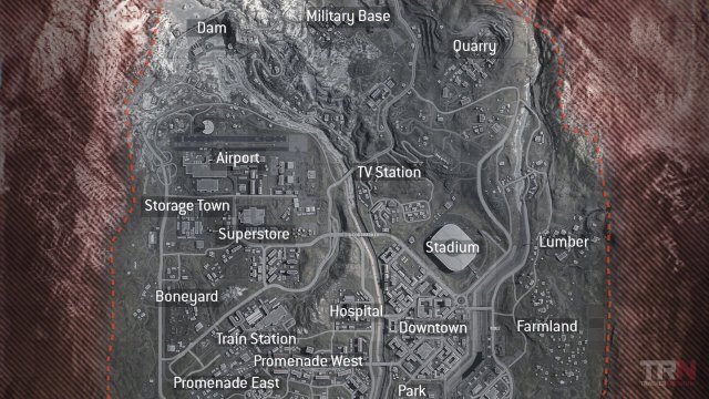 call of duty warzone map