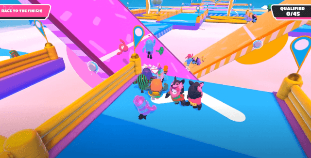 fall guys mini-games see saw