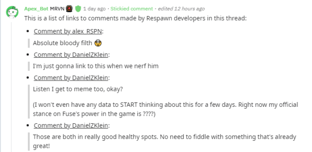 New Video Has Apex Legends Devs Talking About Fuse Nerf 1
