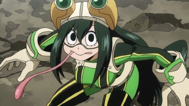 my hero academia female characters: Tsuyu Asui