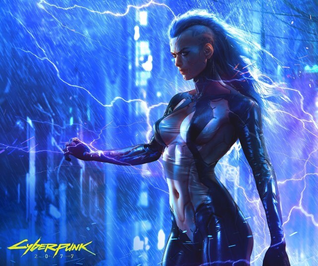 12 Cyberpunk 2077 Fanart Images You'll Love Until December 6 cyberpunk 2077 fanart lightning