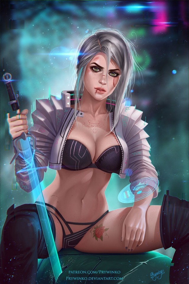 12 Cyberpunk 2077 Fanart Images You'll Love Until December 10 cyberpunk 2077 fanart ciri with sword
